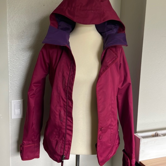 Burton S Snow Jacket Burgundy - Picture 1 of 8